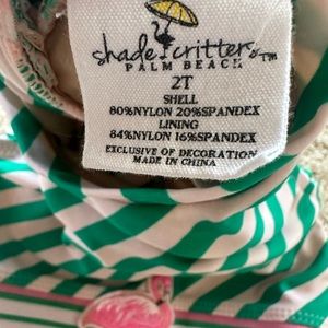 Size 2T shade critters girls swimsuit in great condition!